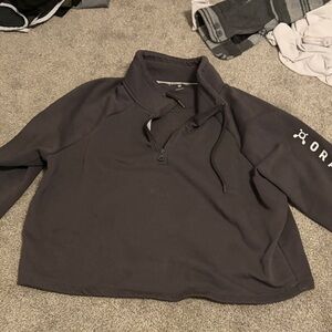 Orangetheory Charcoal Half-Zip Pullover